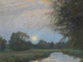 ANGERMEYER Hermann Abend An Der Wümme ANGERMEYER Hermann Abend An Der Wümme