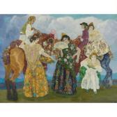 ANGLADA CAMARASA Hermenegildo Grupas Valencianas (valencian Girls) ANGLADA CAMARASA Hermenegildo Grupas Valencianas (valencian Girls)