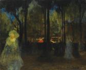 ANGLADA CAMARASA Hermenegildo Promeneuses In The Jardins Des Tuileries, Paris ANGLADA CAMARASA Hermenegildo Promeneuses In The Jardins Des Tuileries, Paris