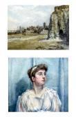 angus maria louisa Lady In White, And Beach Scene angus maria louisa Lady In White, And Beach Scene