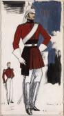ANNENKOV Youri P. Georges Costume Designs For Max Ophüls's Film "lola Montès", Four Works ANNENKOV Youri P. Georges Costume Designs For Max Ophüls's Film "lola Montès", Four Works