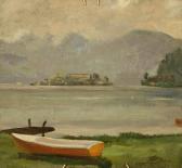 ANNONI ARNALDO Veduta Del Lago D````orta Con Isola Di San Giulio ANNONI ARNALDO Veduta Del Lago D````orta Con Isola Di San Giulio