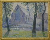 ANTHONE Gaston Vue D'église ANTHONE Gaston Vue D'église