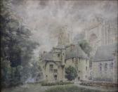 ANTON Jean Le Manoir De La Psalette Et La Cathédrale De Nantes ANTON Jean Le Manoir De La Psalette Et La Cathédrale De Nantes