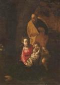 ANTONIO Giuseppe Luchi Sacra Famiglia Con San Giovannino ANTONIO Giuseppe Luchi Sacra Famiglia Con San Giovannino