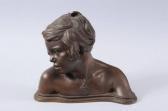 ANTONOPLOS Michael Anthony Bust Of Young Girl ANTONOPLOS Michael Anthony Bust Of Young Girl
