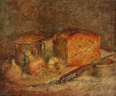APPENZELLER Stanisław Martwa Natura Z Chlebem APPENZELLER Stanisław Martwa Natura Z Chlebem