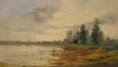 APPIAN Adolphe Boater In A Landscape APPIAN Adolphe Boater In A Landscape