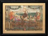 APREA Giuseppe Antikisierende Darstellung Mit Zentraler Justitia Vor Neapolita APREA Giuseppe Antikisierende Darstellung Mit Zentraler Justitia Vor Neapolita
