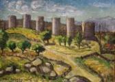 ARANDA Y DELGADO Francisco Paisaje Con Castillo ARANDA Y DELGADO Francisco Paisaje Con Castillo