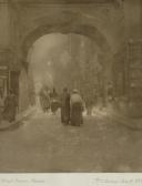 ARCHER CLARK William Street Scene, Rouensilver ARCHER CLARK William Street Scene, Rouensilver