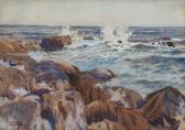ARCHIBALD W Stuart Coastal Surf Crashing ARCHIBALD W Stuart Coastal Surf Crashing