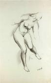 ARCHIPENKO Alexander Etude De Nu Assis ARCHIPENKO Alexander Etude De Nu Assis