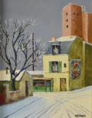 ARDENNE Lucien Entrée D'un Village Sous La Neige ARDENNE Lucien Entrée D'un Village Sous La Neige