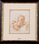 ARDENTE Alexandre Figure Allégorique Féminine Entourée De Putti Tenant Les Symboles Des Vertus Écclésiastiques ARDENTE Alexandre Figure Allégorique Féminine Entourée De Putti Tenant Les Symboles Des Vertus Écclésiastiques