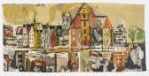 ARGASIŃSKA ŁOZIŃSKA Barbara Panorama Gdańska Z Żurawiem ARGASIŃSKA ŁOZIŃSKA Barbara Panorama Gdańska Z Żurawiem