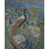 ARIS Ernest Alfred Fantasy Illustration With Birds And Figures ARIS Ernest Alfred Fantasy Illustration With Birds And Figures
