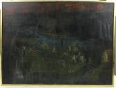ARLIE Surrealist Landscape With Figures ARLIE Surrealist Landscape With Figures