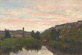 ARLIN Joanny Flusslandschaft Im Abendrot ARLIN Joanny Flusslandschaft Im Abendrot
