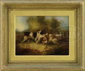 ARMFIELD George Two English Setters In Meadow ARMFIELD George Two English Setters In Meadow