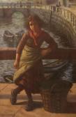 ARMITAGE Thomas Liddall 'awaiting Father's Boat - Whitby' ARMITAGE Thomas Liddall 'awaiting Father's Boat - Whitby'