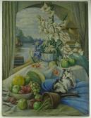 ARMSTRONG Alixe Jean Shearer Decoration - The Mischievous Cat ARMSTRONG Alixe Jean Shearer Decoration - The Mischievous Cat