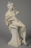 ARNAULT Gaston Femme Nue À La Colombe Et Aux Fleurs ARNAULT Gaston Femme Nue À La Colombe Et Aux Fleurs