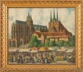 ARNDTS Otto Markttag Auf Dem Domplatz In Erfurt ARNDTS Otto Markttag Auf Dem Domplatz In Erfurt