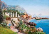 ARNEGGER Alois Capri Wiht The Faraglioni ARNEGGER Alois Capri Wiht The Faraglioni