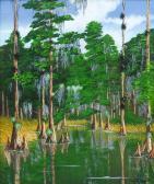 ARNETT Curtis Florida Highwaymen Swamp Scene ARNETT Curtis Florida Highwaymen Swamp Scene