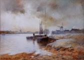 ARNOLD F. A Cloudy Day On The River ARNOLD F. A Cloudy Day On The River