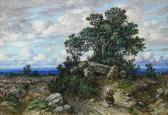 ARNOLD Friedrich Adolph Landscape With Figure ARNOLD Friedrich Adolph Landscape With Figure