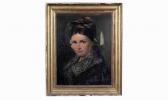 ARNOLD Heinrich, Gotthold Portrait De Jeune Femme ARNOLD Heinrich, Gotthold Portrait De Jeune Femme