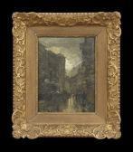 ARNTZENIUS Floris Evening Street Scene ARNTZENIUS Floris Evening Street Scene