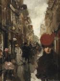 ARNTZENIUS Floris Strolling In The Spuistraat, The Hague ARNTZENIUS Floris Strolling In The Spuistraat, The Hague