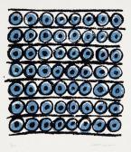 AROUNI MARY Untitled (composition With Blue Circles) AROUNI MARY Untitled (composition With Blue Circles)