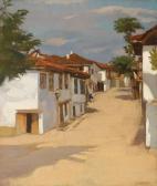 ARTACHINO Constantin Peisaj Cu Case La Balcic ARTACHINO Constantin Peisaj Cu Case La Balcic