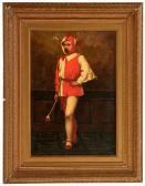 ARTINGSTALL William Portrait Of The Artist Dressed As A Jester ARTINGSTALL William Portrait Of The Artist Dressed As A Jester