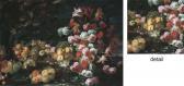 ASCIONE Aniello Fruits Et Fleurs Sur Un Entablement ASCIONE Aniello Fruits Et Fleurs Sur Un Entablement