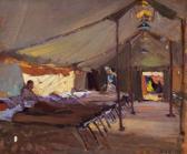 ASHTON John William Interior Of A Field Hospital Tent ASHTON John William Interior Of A Field Hospital Tent
