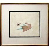 ASKA WARABE Geese On Melting Ice ASKA WARABE Geese On Melting Ice