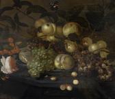 ASSTEYN Bartholomeus Still Life With Fruit And Flowers,butterflies And Insects ASSTEYN Bartholomeus Still Life With Fruit And Flowers,butterflies And Insects