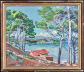 ASTRUC Edmond View Of The Mediterranean Coast Near Marseille ASTRUC Edmond View Of The Mediterranean Coast Near Marseille