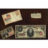 ATKINSON JACOB A Soldier's Letter And Money: A Trompe L'oeil ATKINSON JACOB A Soldier's Letter And Money: A Trompe L'oeil
