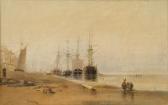 ATKINSON R.T. Busy River Scene ATKINSON R.T. Busy River Scene