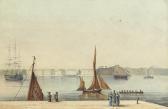 ATKINSON Richard Peterson View Of The Island Of Haulbowline From Cove In Cork Harbour ATKINSON Richard Peterson View Of The Island Of Haulbowline From Cove In Cork Harbour