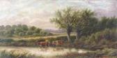 ATKYNS Edward A. Cattle Watering ATKYNS Edward A. Cattle Watering