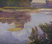 AUBERGE DE GARCIAS LAURENT Pond With Waterlilies AUBERGE DE GARCIAS LAURENT Pond With Waterlilies