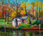 AUCHERE Henri La Maison Au Bord De L'eau AUCHERE Henri La Maison Au Bord De L'eau