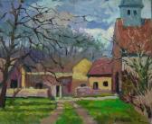 AUCHERE Henri Paysage De L'allier AUCHERE Henri Paysage De L'allier